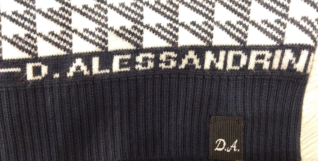 D.ALESSANDRINI PULL BIMBO BIANCO E BLU BIANCOBLU