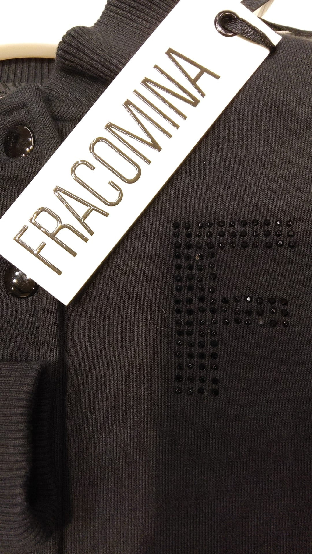 FRACOMINA GIUBBINO FELPA NERO