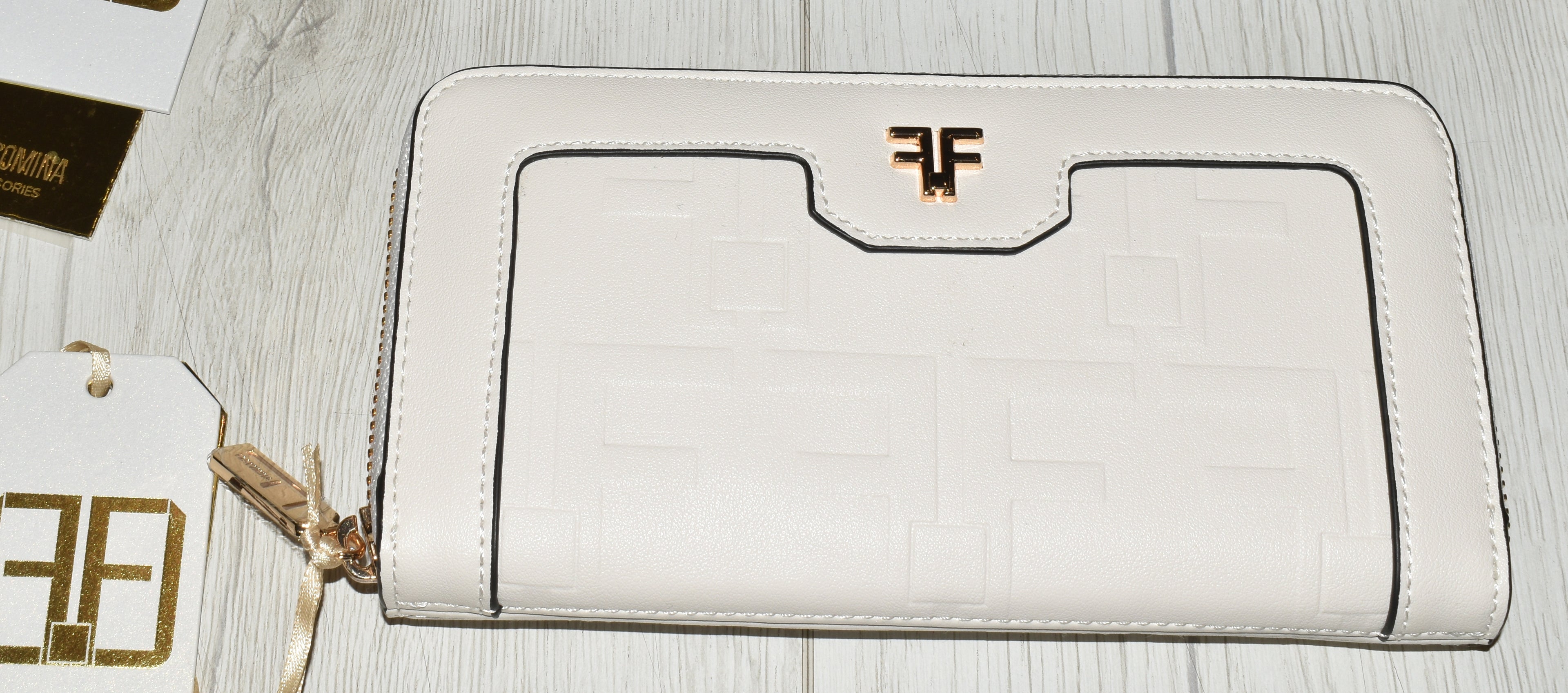 FRACOMINA PORTAFOGLIO COLOR PANNA