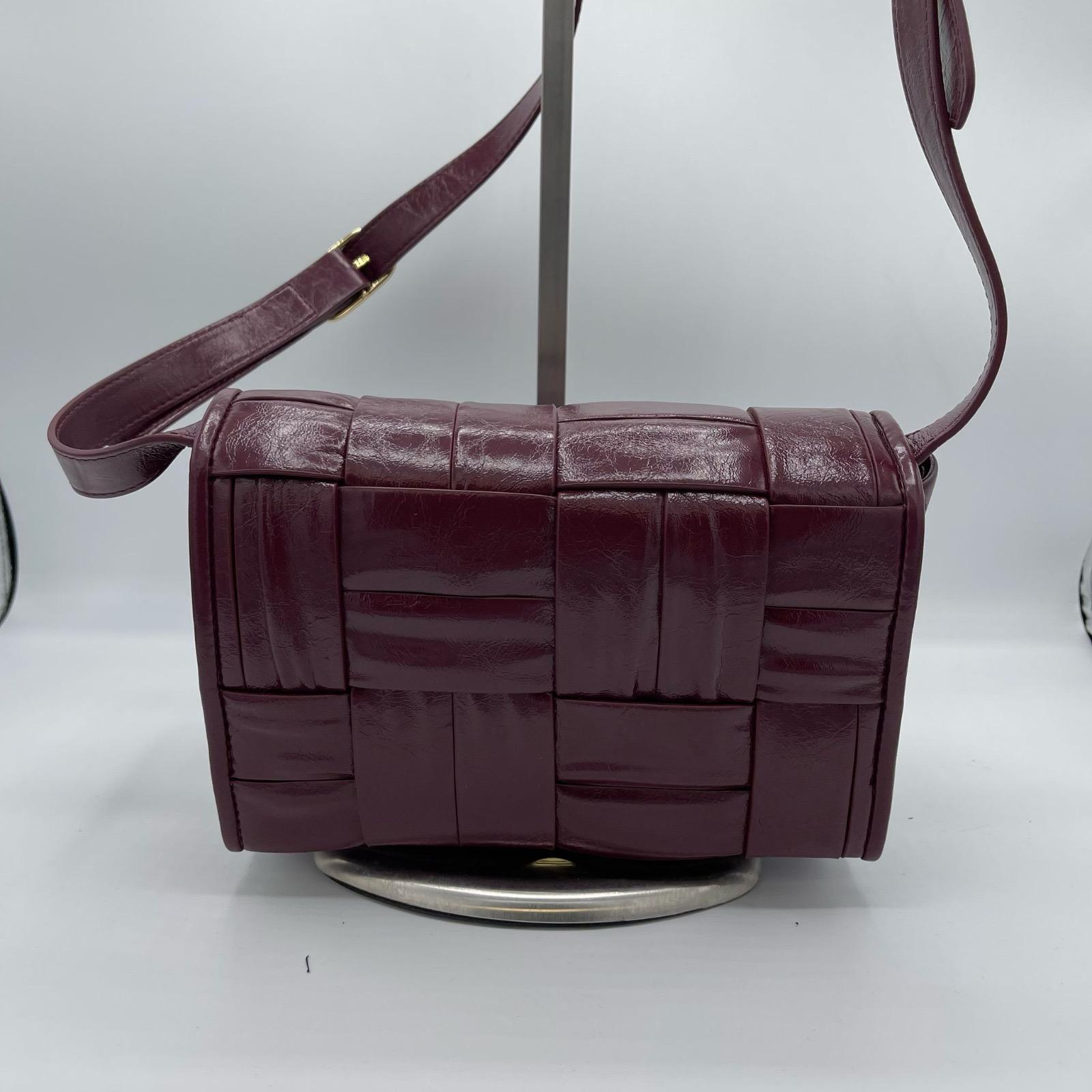 THEMOIRE' INTRECCIO NAPPA BORDEAUX