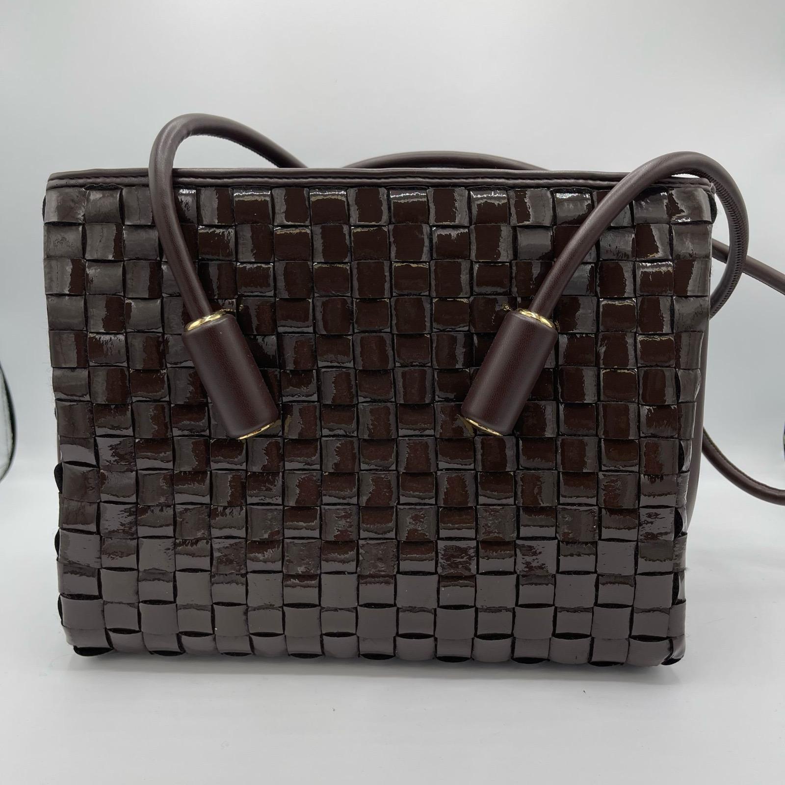 THEMOIRE' INTRECCIO LUCIDO MARRONE