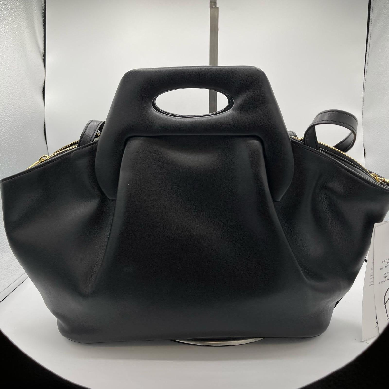 THEMOIRE' SAGOMATA PELLE NERO