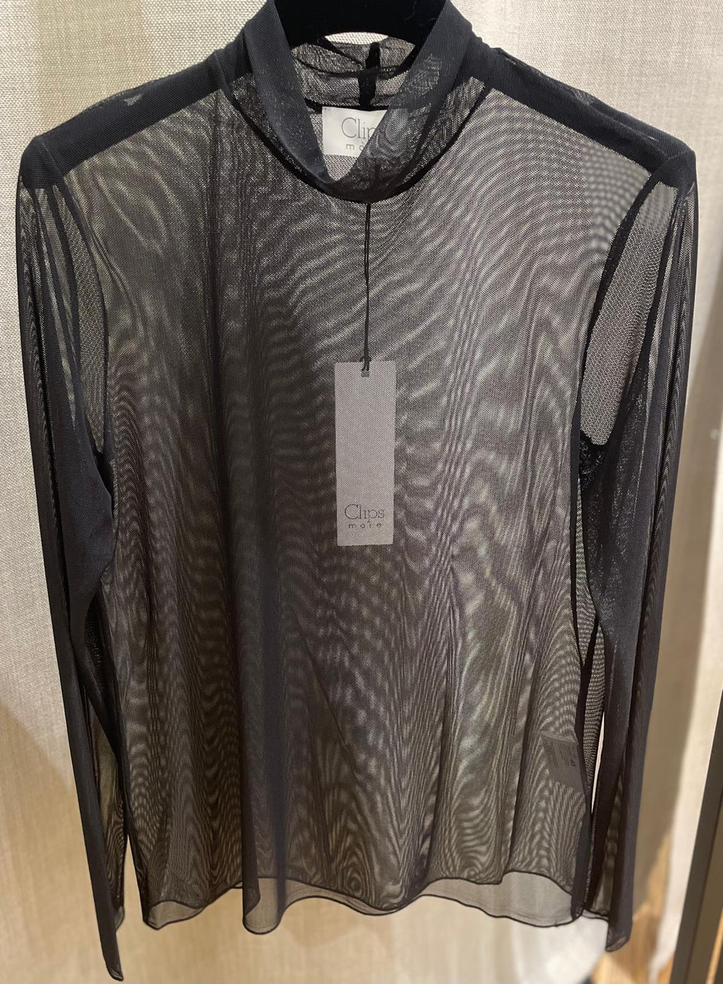 CLIPS LUPETTO VELATO NERO