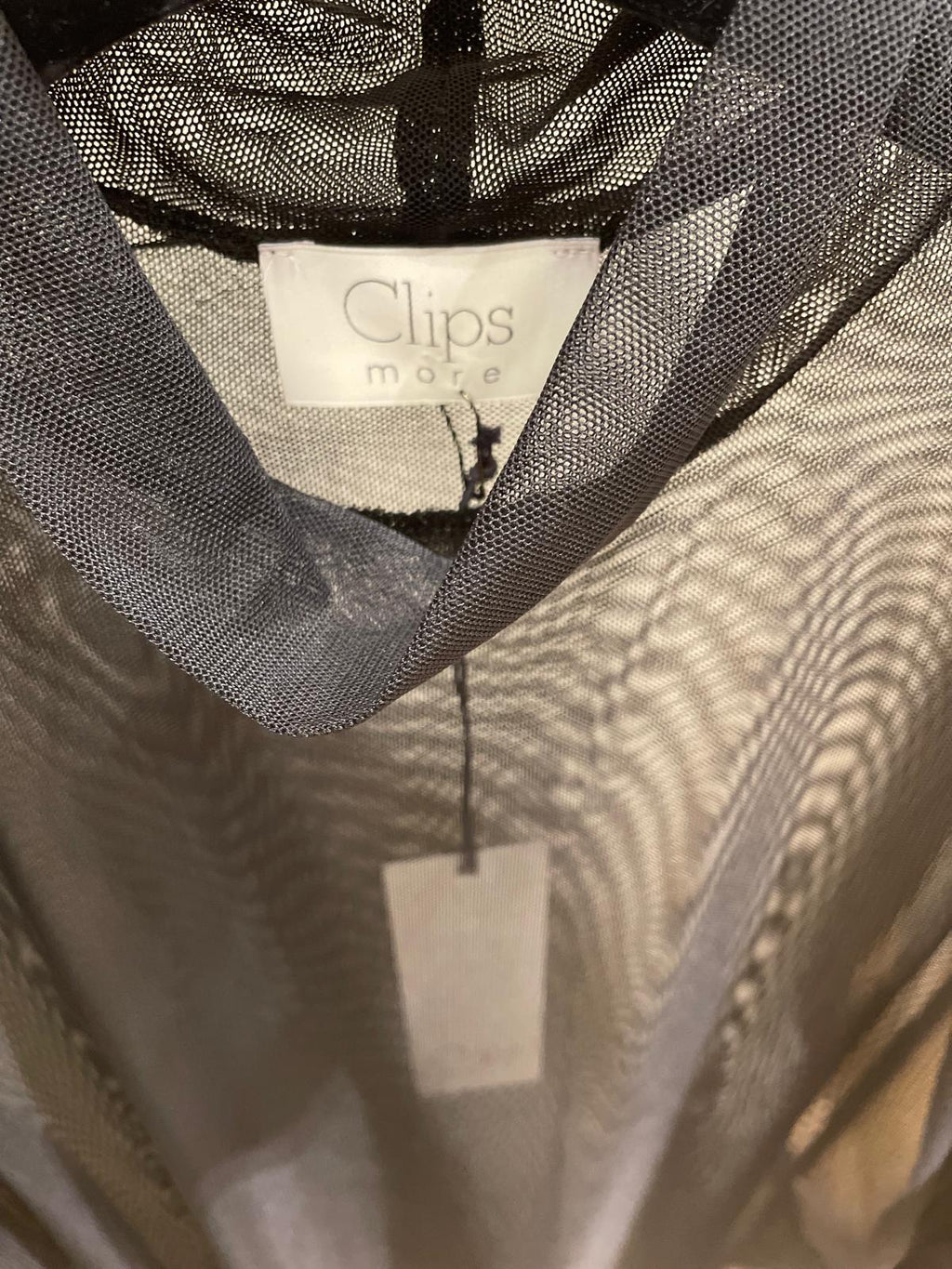 CLIPS LUPETTO VELATO NERO