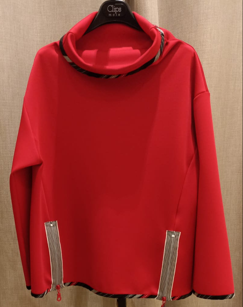 CLIPS BLUSA ROSSO
