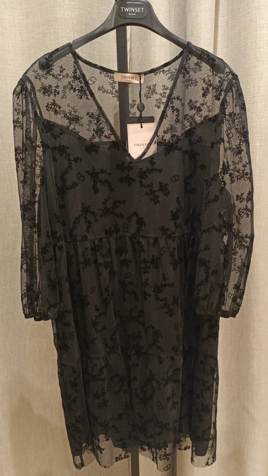 TWIN-SET ABITO NERO
