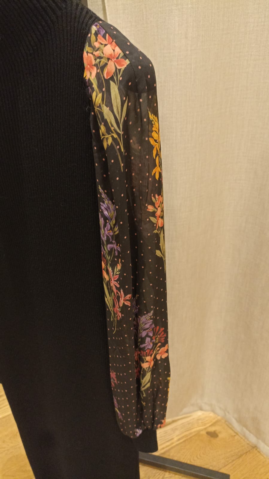 TWIN-SET ABITO TUBOLARE NERO