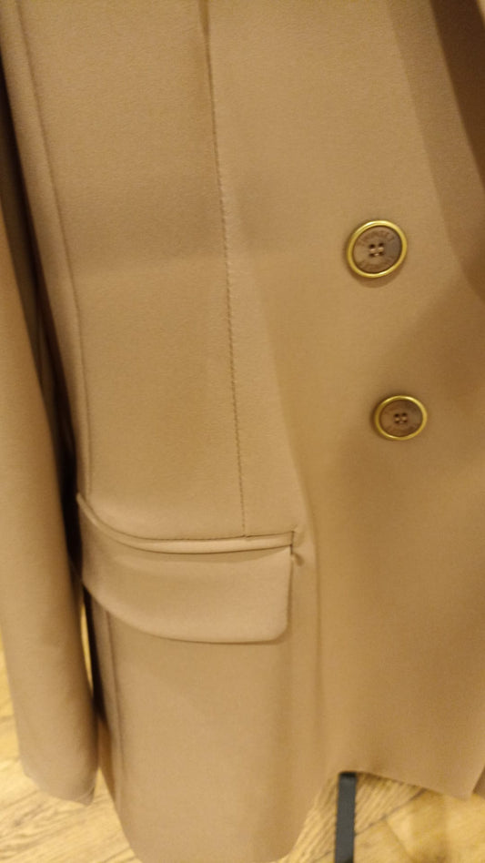TWIN-SET GIACCA CAMMELLO