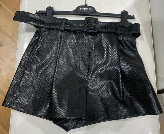 TWIN-SET SHORT NERO