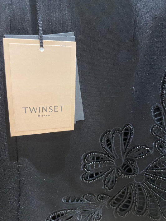 TWIN-SET PANTALONCINO NERO