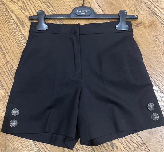 TWIN-SET SHORT NERO