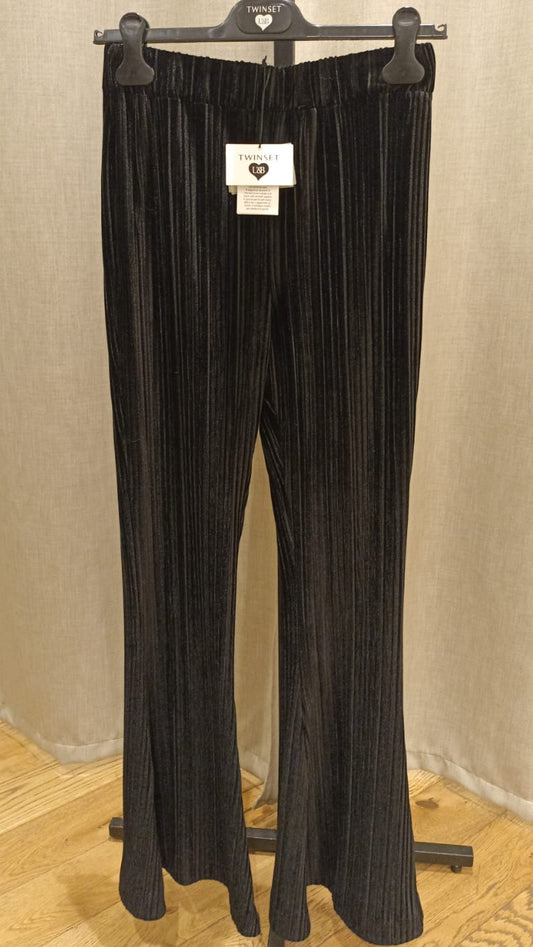 TWIN-SET PANTALONE NERO