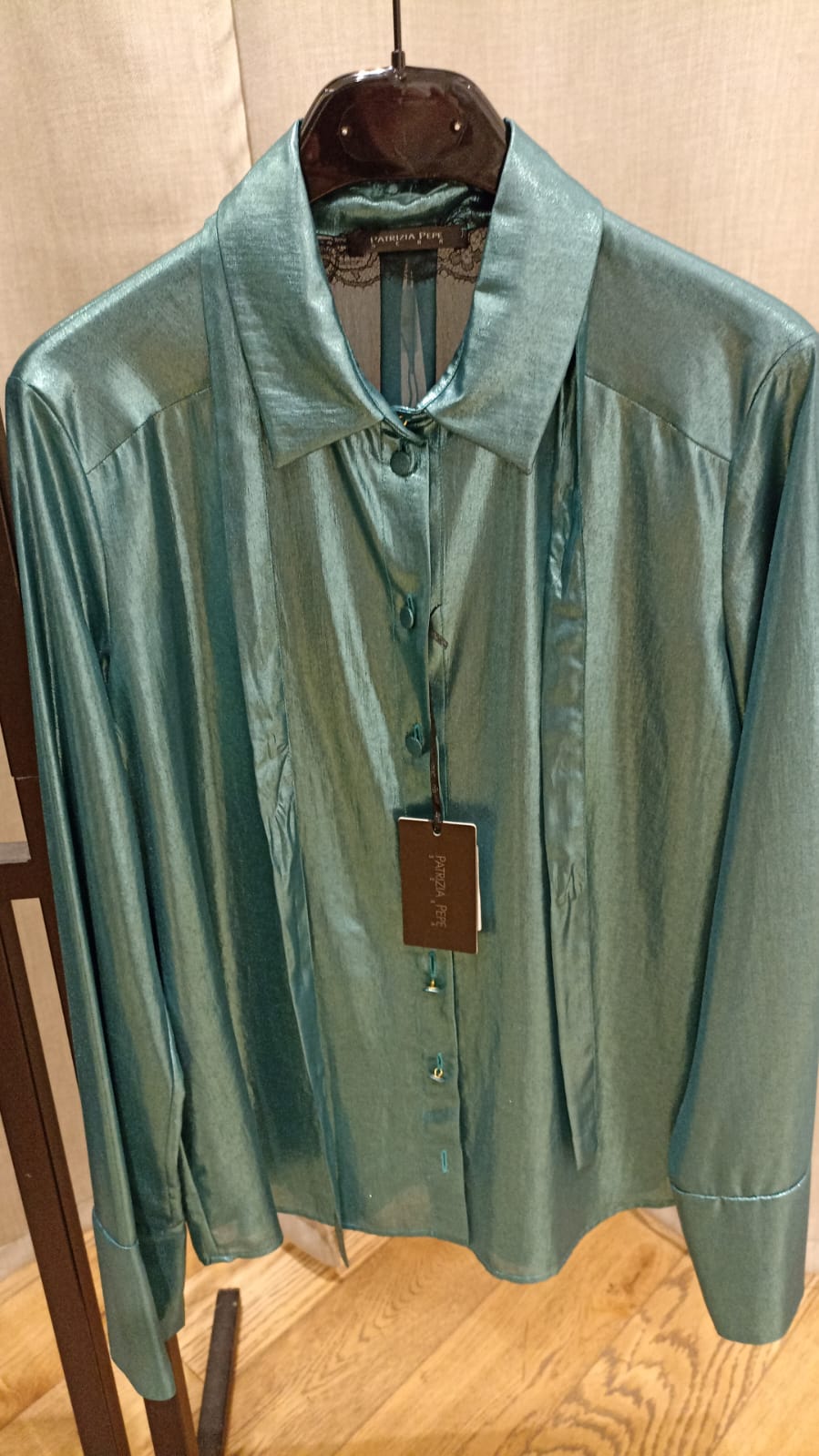 PATRIZIA PEPE CAMICIA VERDE