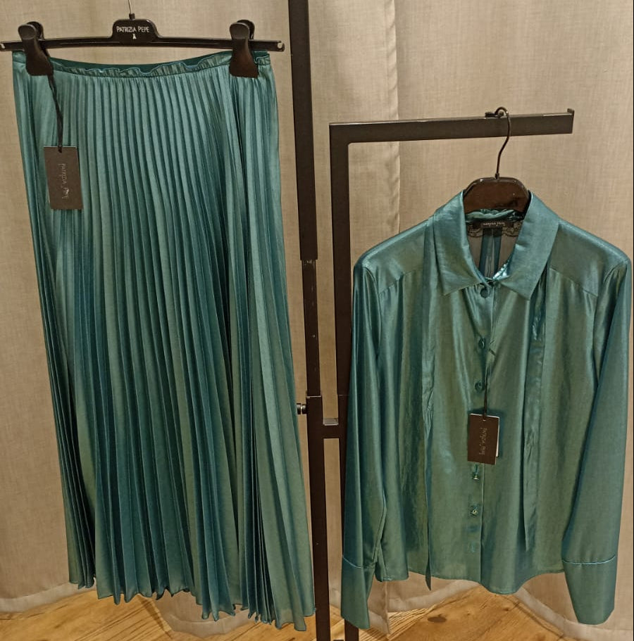 PATRIZIA PEPE CAMICIA VERDE