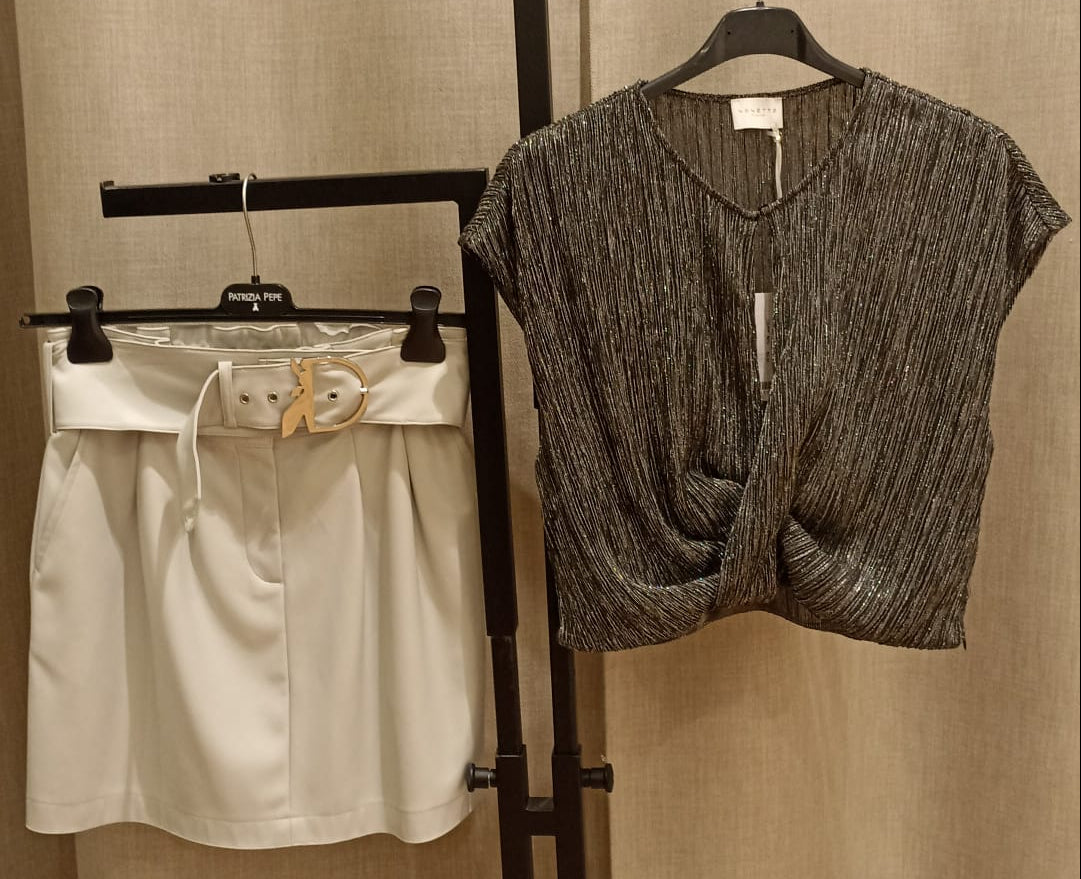 NENETTE BLUSA ARGENTO