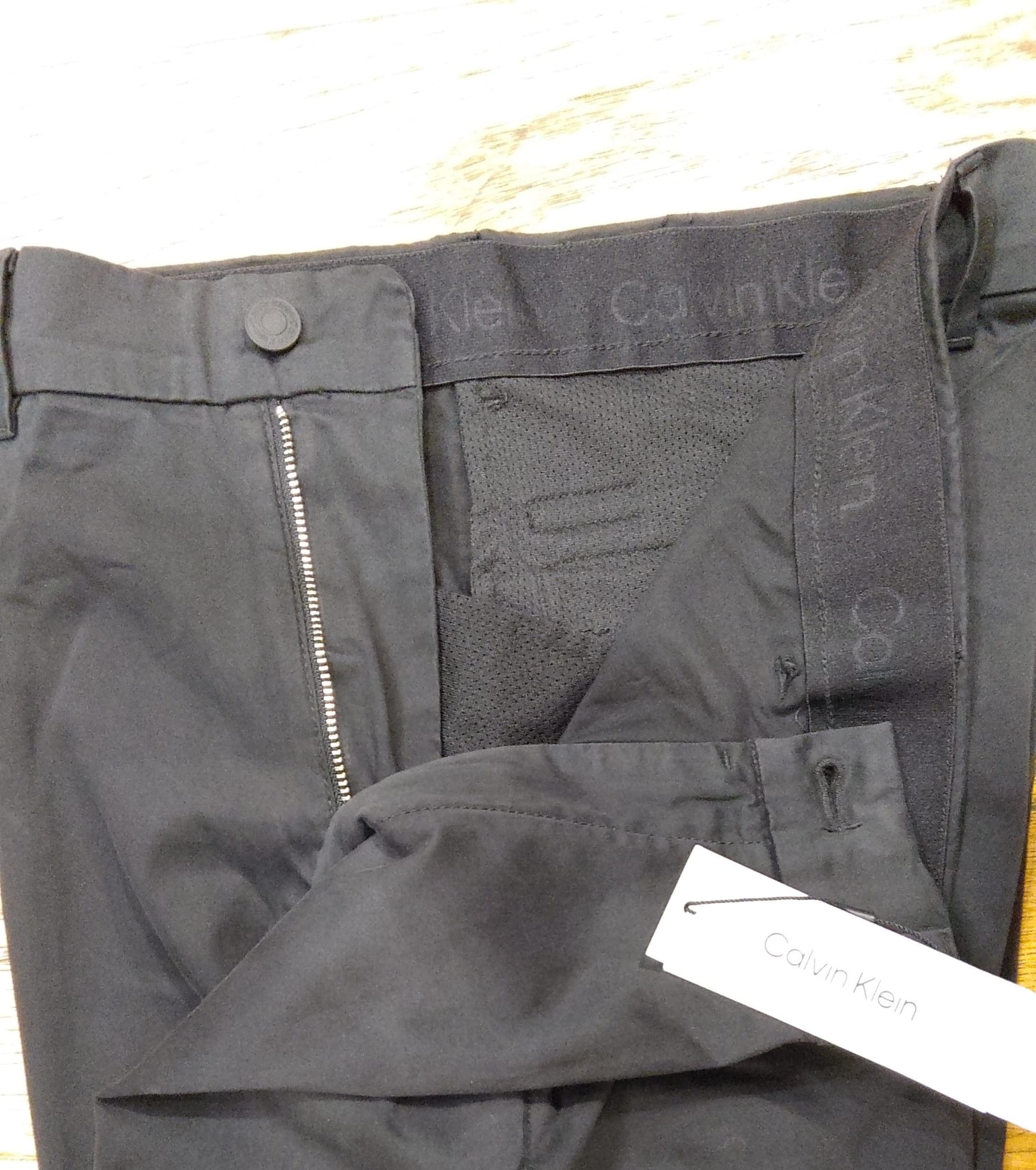 CALVIN KLEIN PANTALONE CHINO NERO
