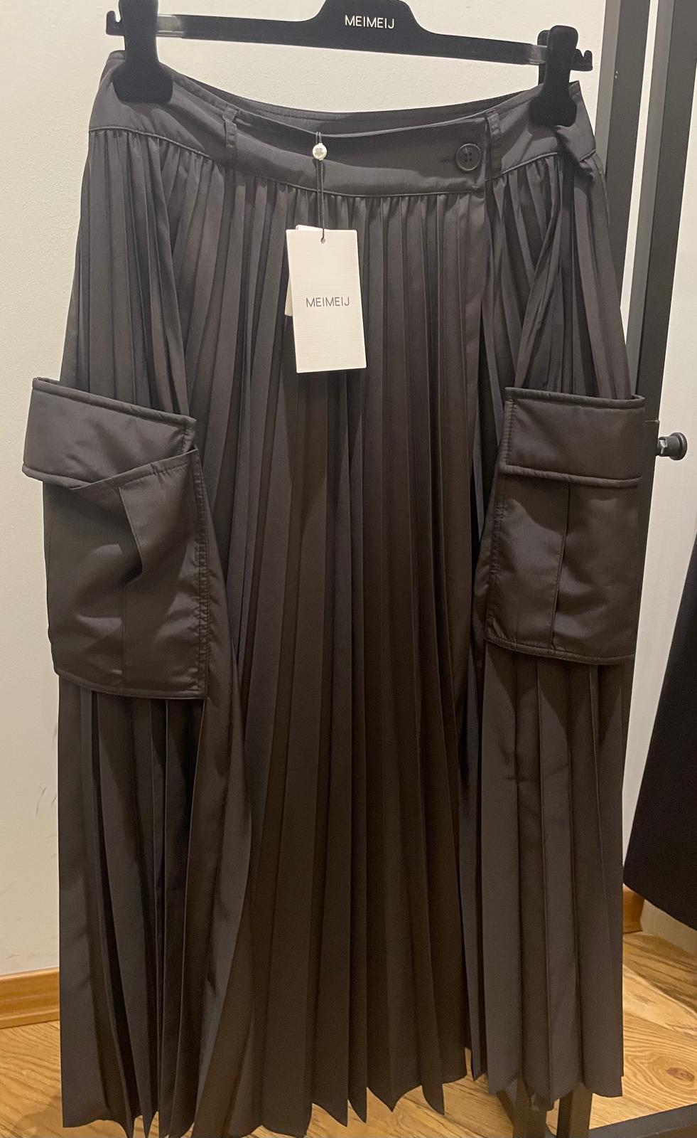 MEIMEIJ CARGO PLISSE' NERO