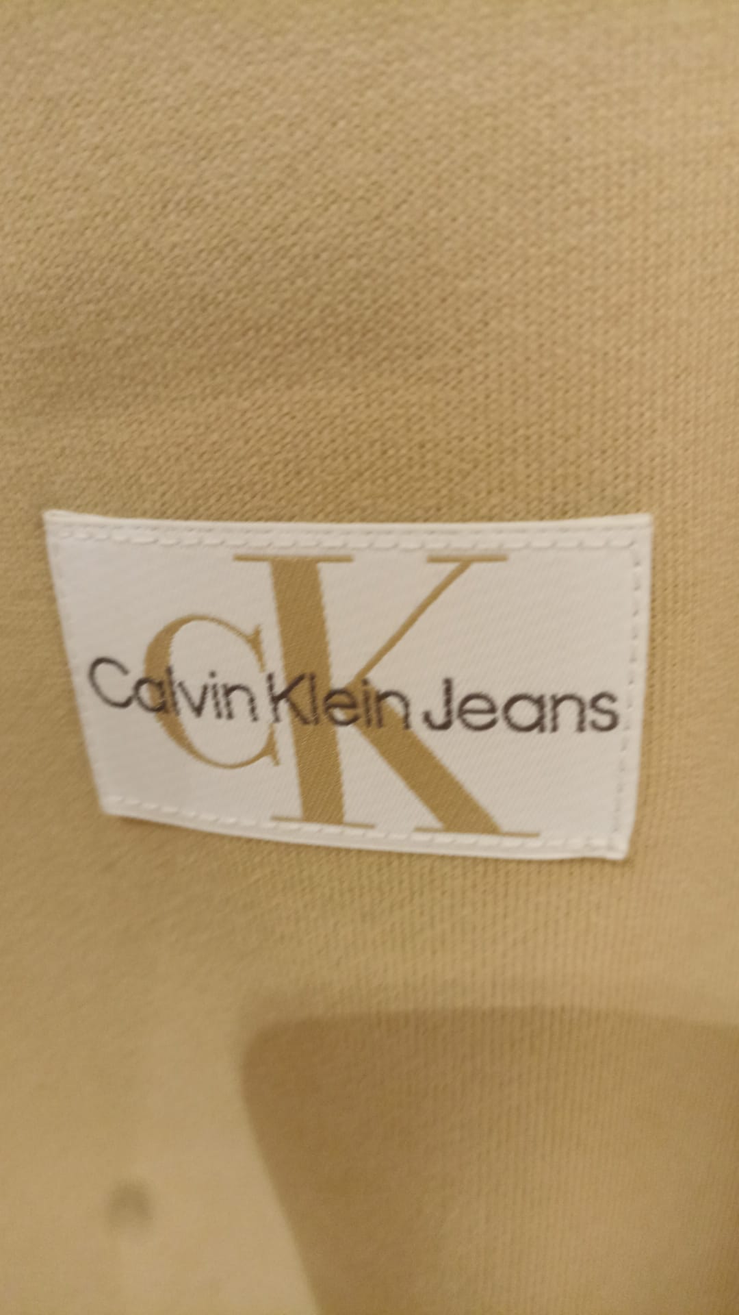 CALVIN KLEIN FELPA BEIGE