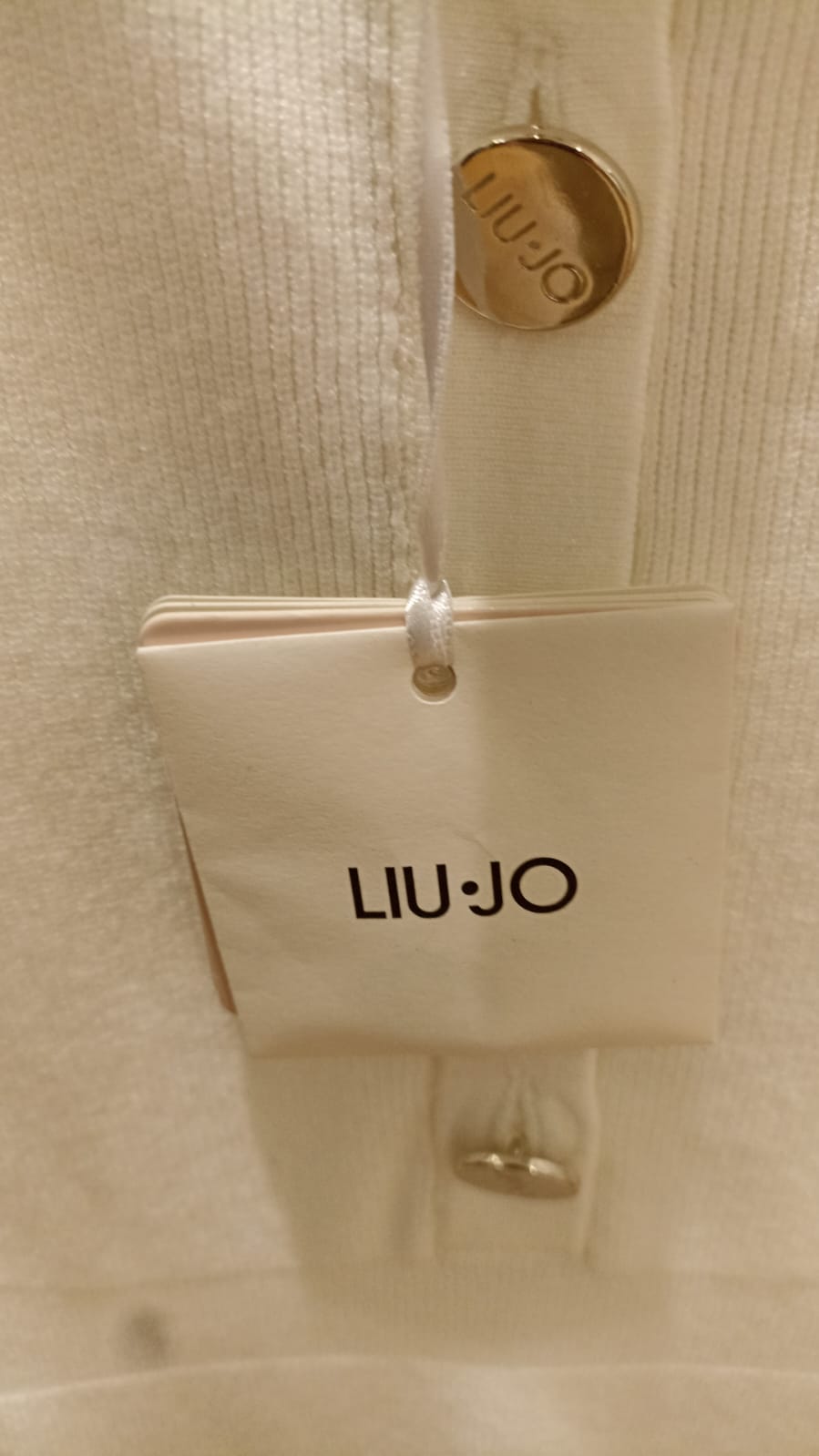 LIU-JO ABITO MAGLIA PANNA