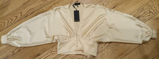 TWIN-SET BLUSA CREMA