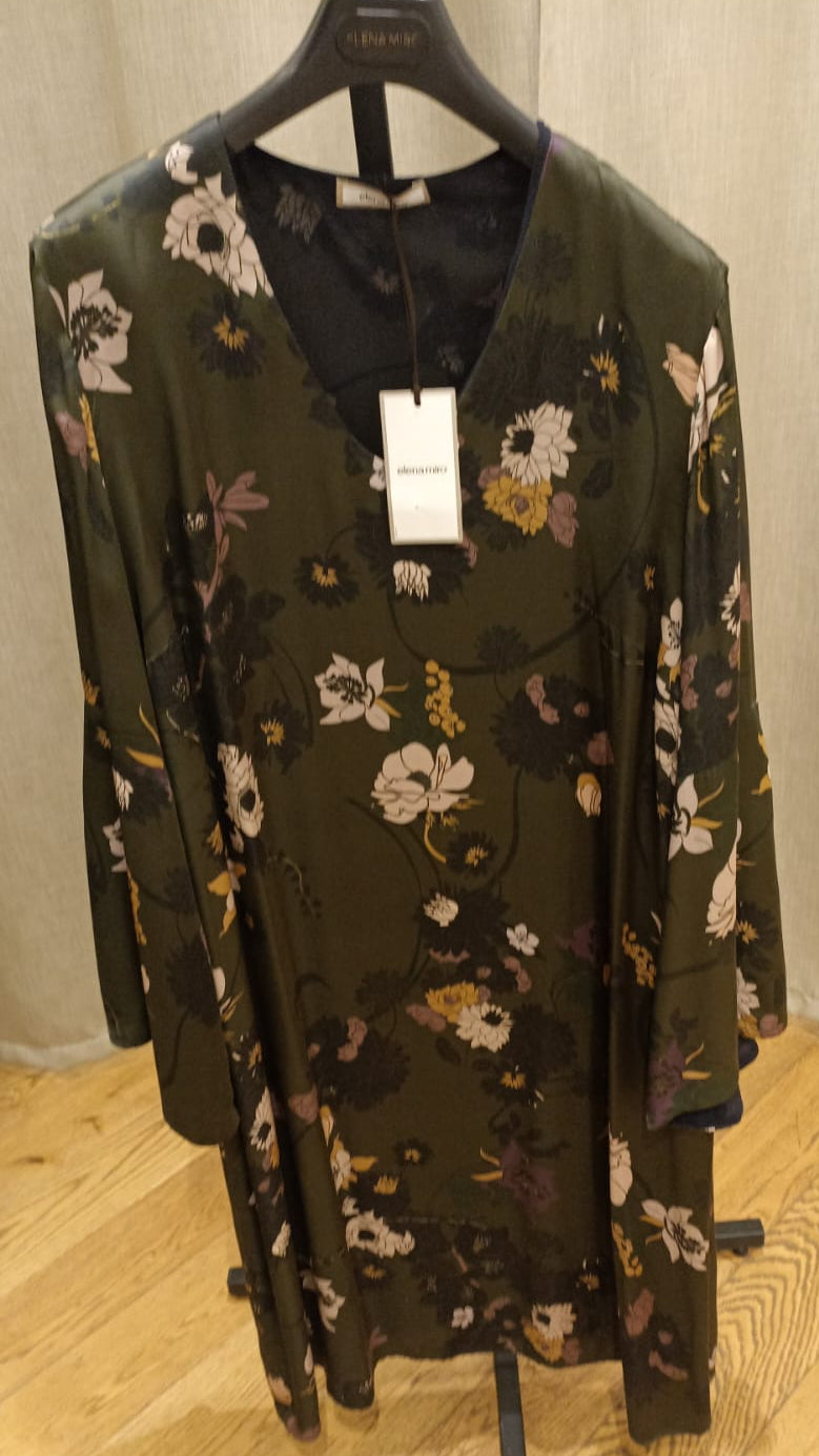 ELENA MIRO' ABITO A FIORI VERDE