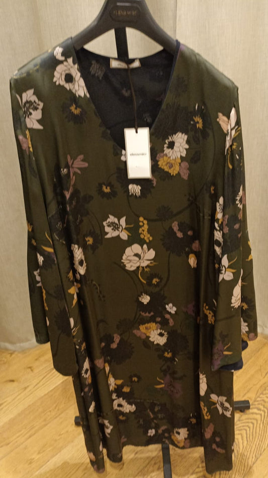 ELENA MIRO' ABITO A FIORI VERDE