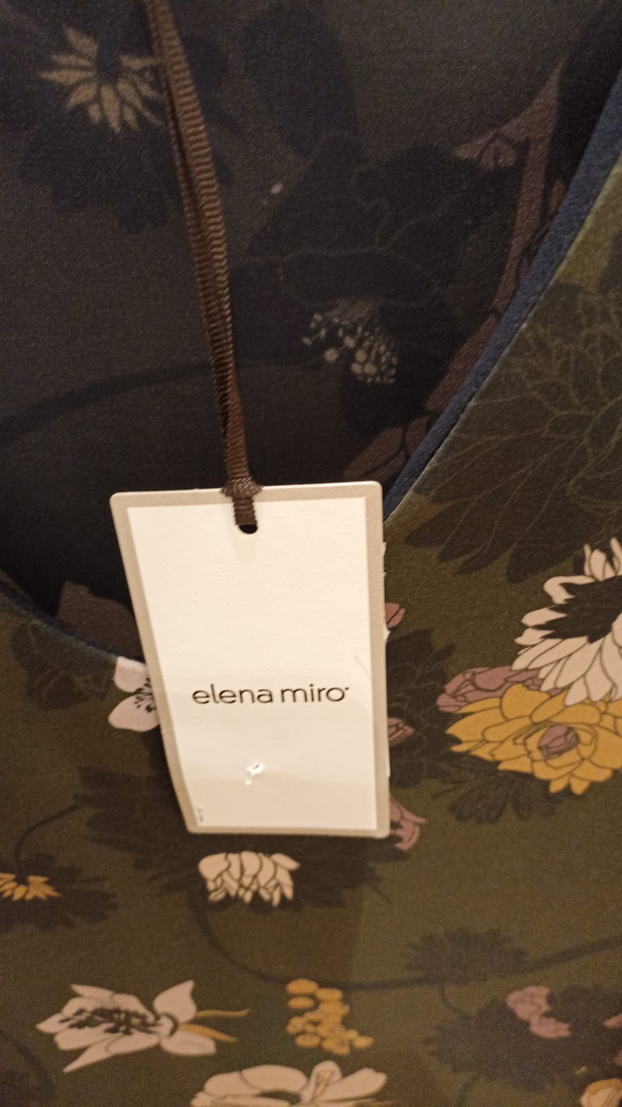 ELENA MIRO' ABITO A FIORI VERDE