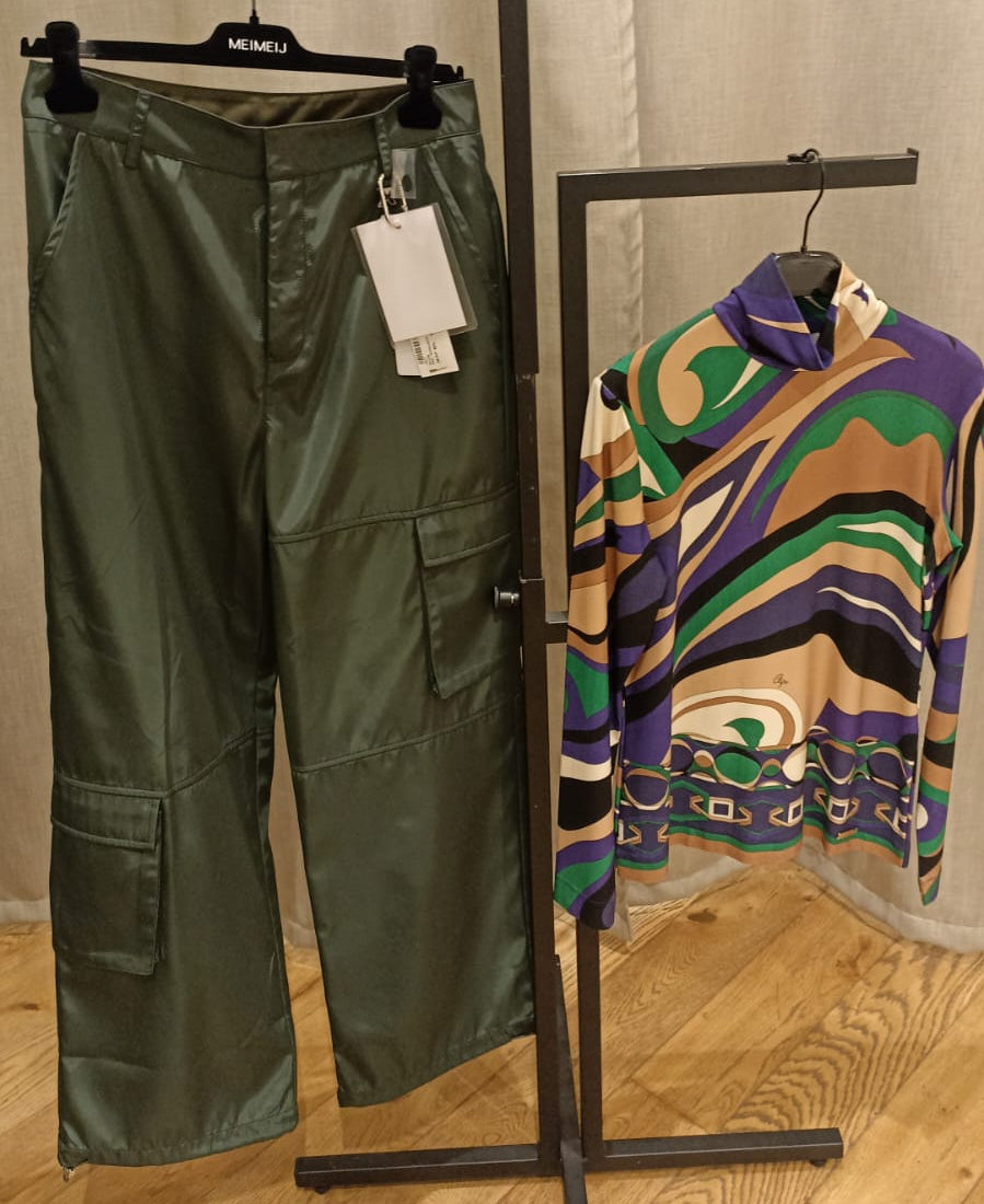 RICHMOND PANT TECHNO VERDE