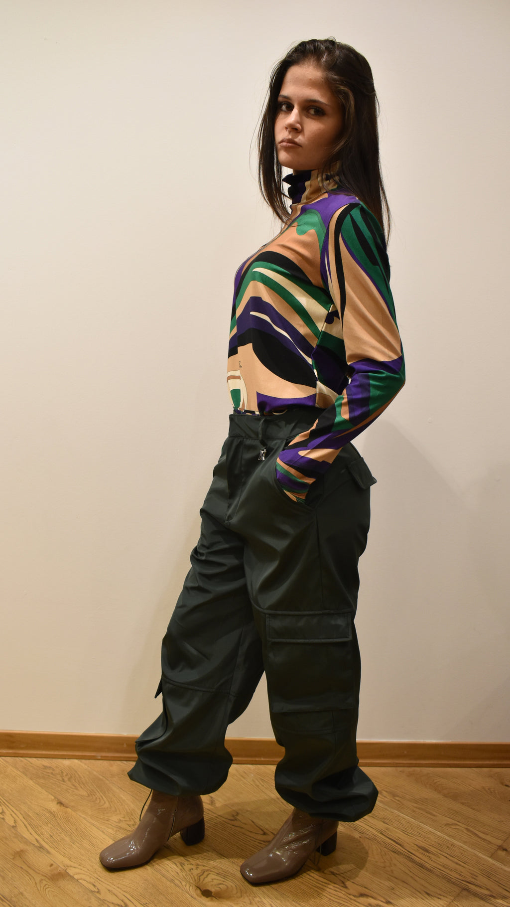 RICHMOND PANT TECHNO VERDE