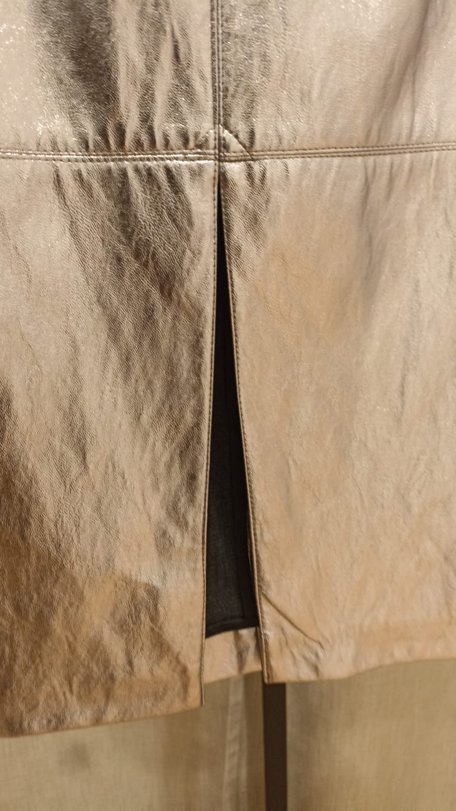 TWIN-SET GONNA ARGENTO