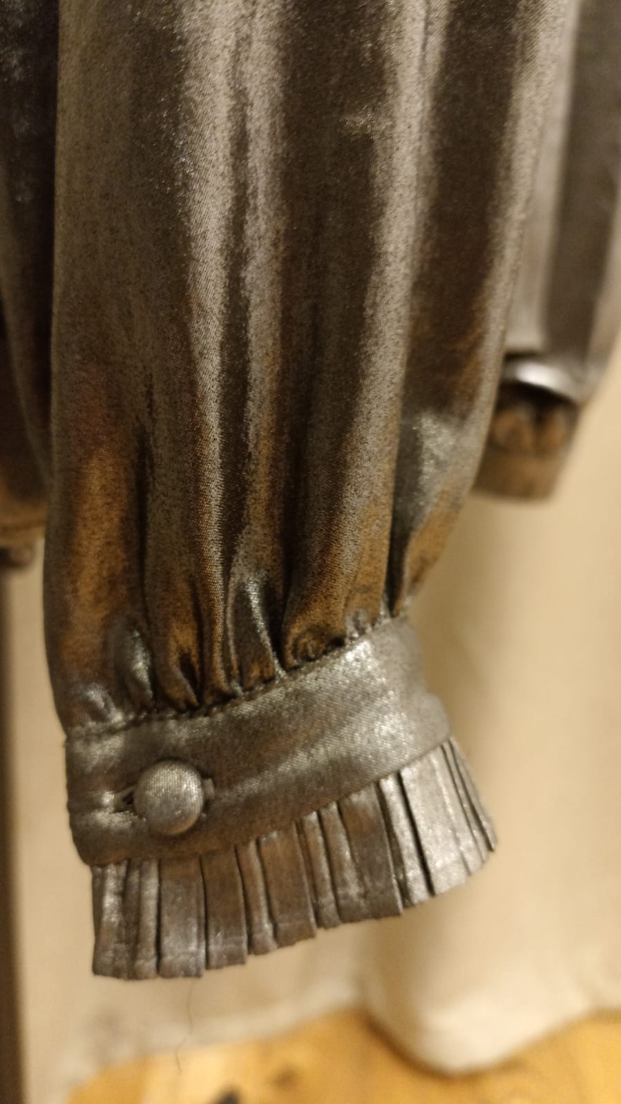 TWIN-SET BLUSA ARGENTO