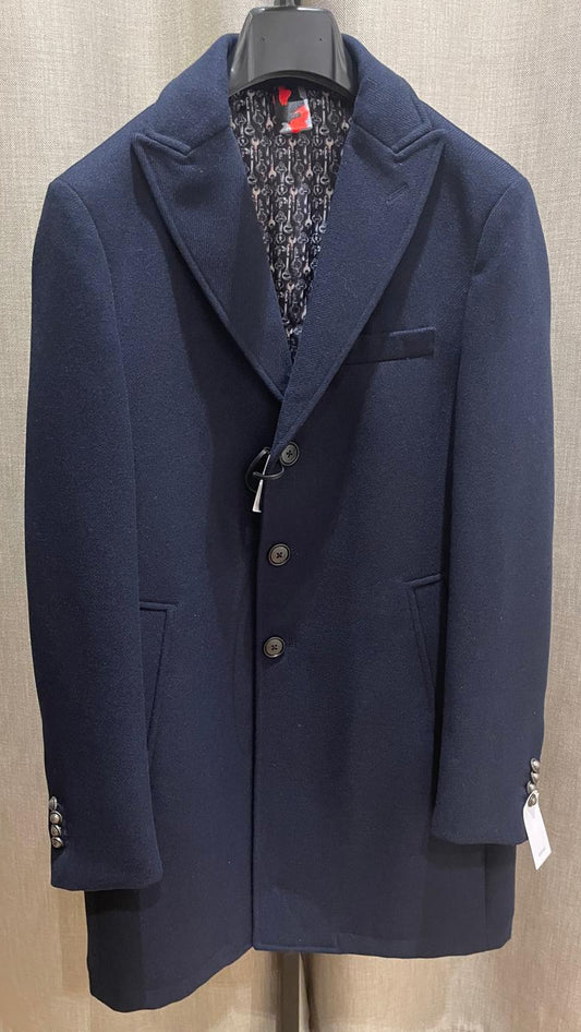 SSEINSE CAPPOTTO BLU