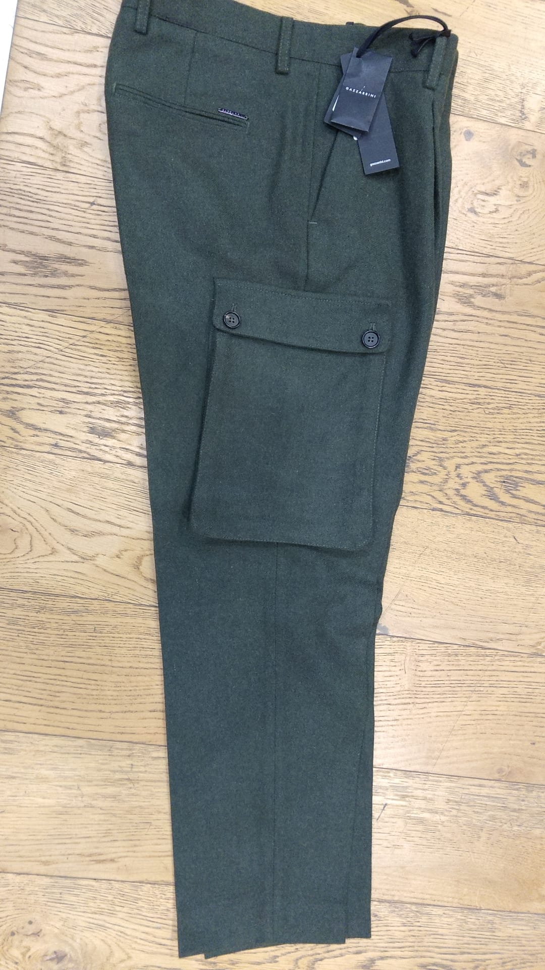 GAZZARINI PANTALONE VERDE