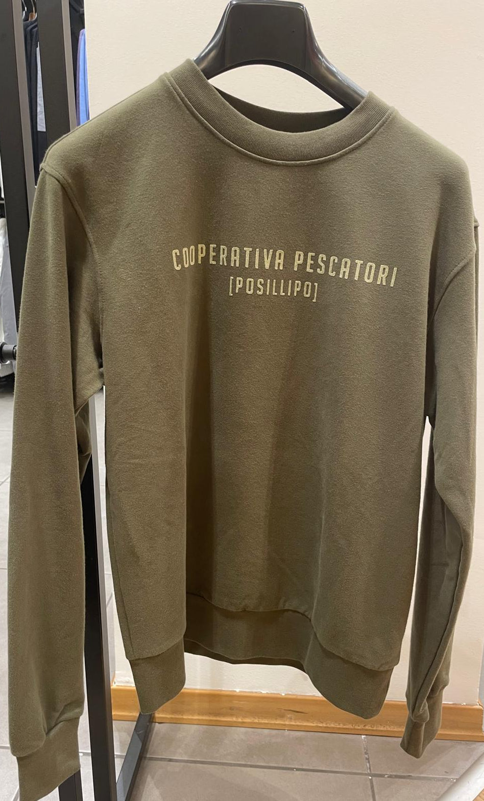 COOP. PESCATORI (POSILLIPO) FELPA VERDE