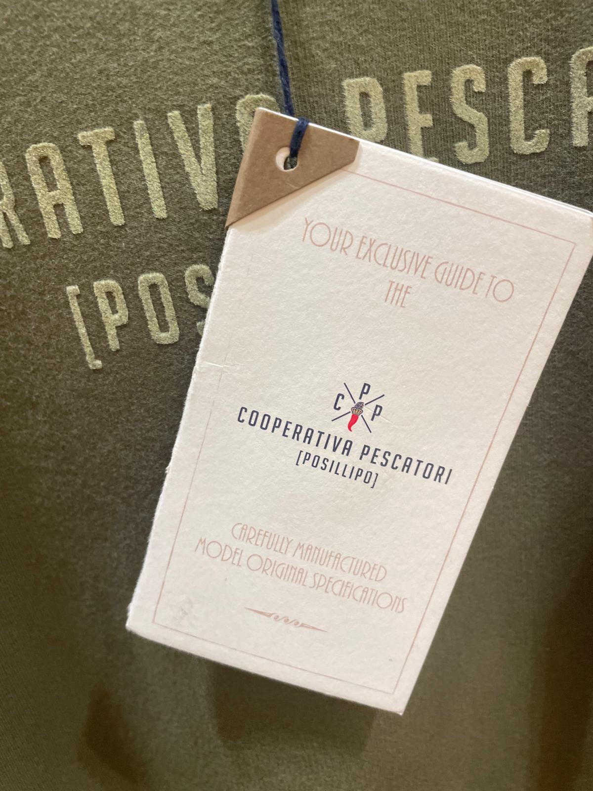 COOP. PESCATORI (POSILLIPO) FELPA VERDE