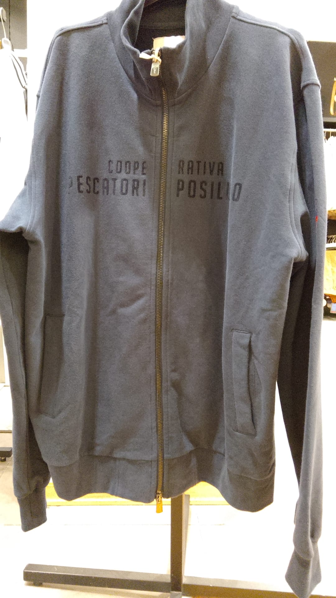 COOP. PESCATORI (POSILLIPO) FELPA BLU