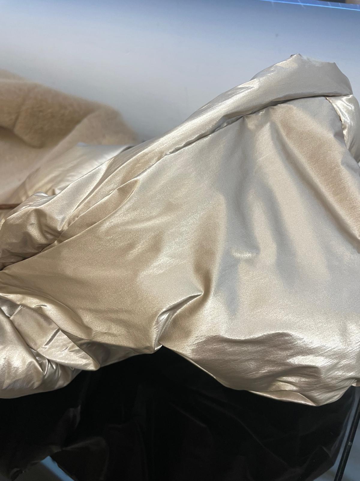 PUNTODODICI PIUMINO PELLICCIA BEIGE