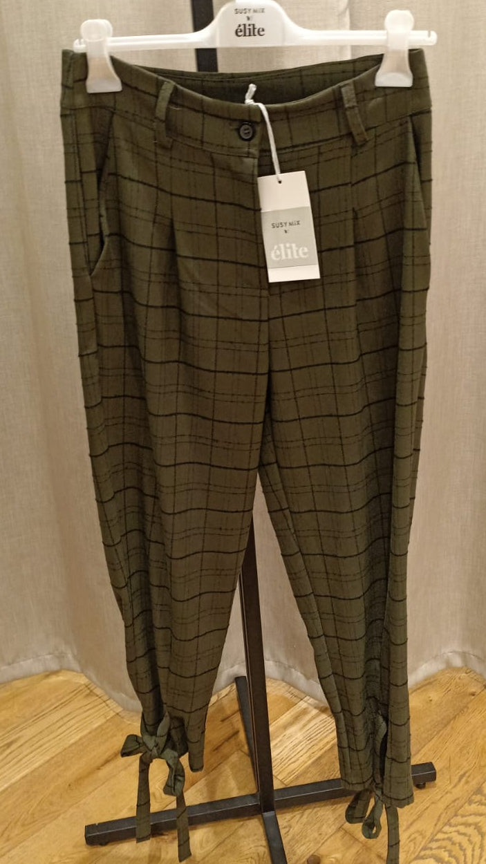SUSY MIX PANTALONE VERDE