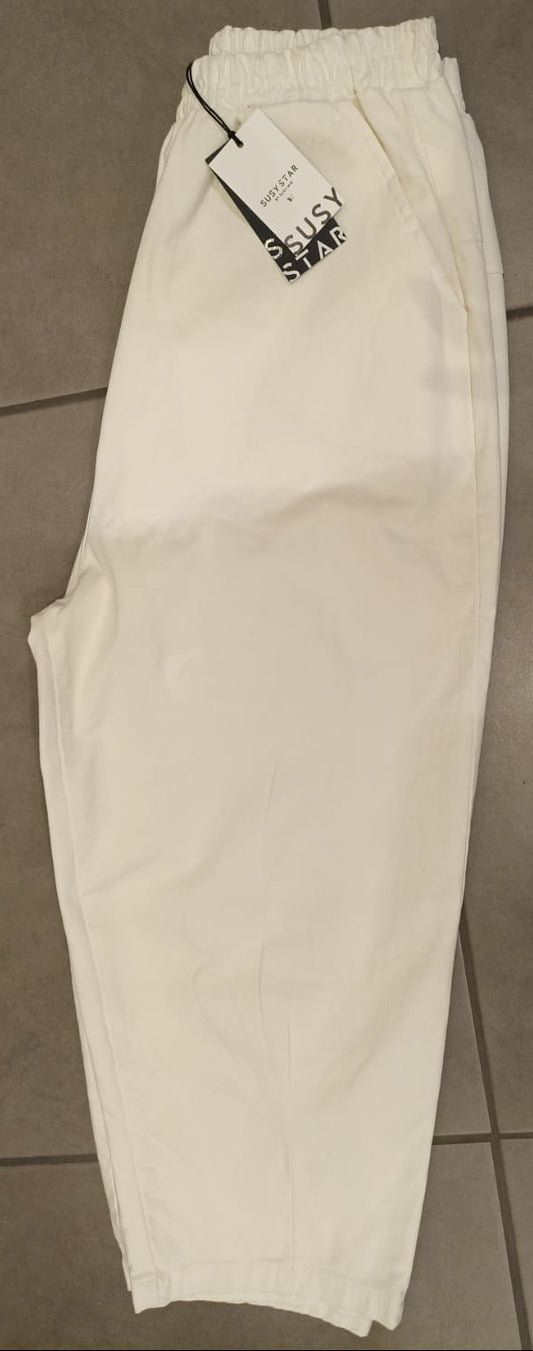 SUSY MIX PANTALONE PANNA