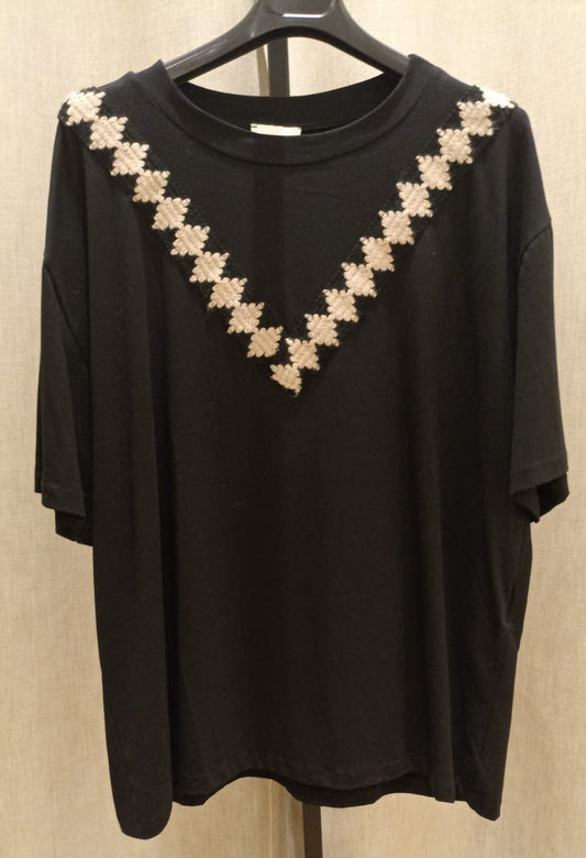 SUSY MIX TSHIRT NERO