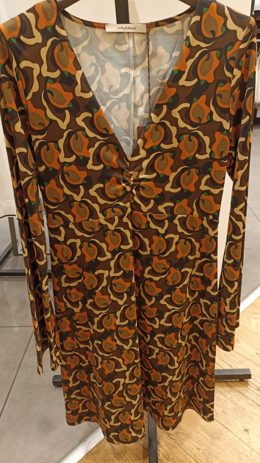 MALIPARMI VESTITO FANTASIA MARRONE