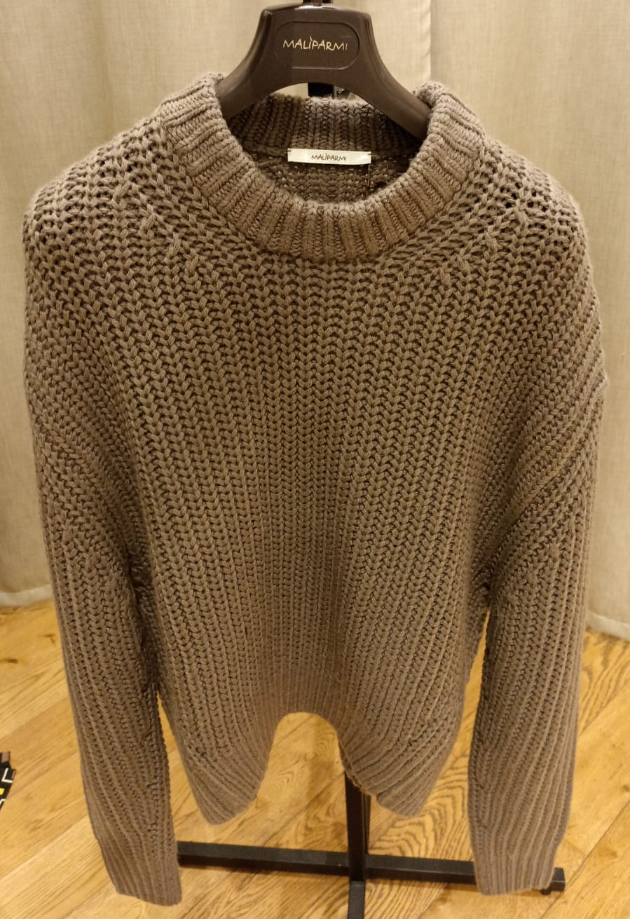 MALIPARMI PULL GRIGIO