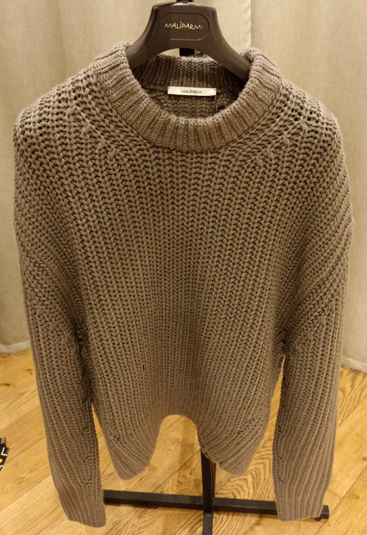 MALIPARMI PULL GRIGIO