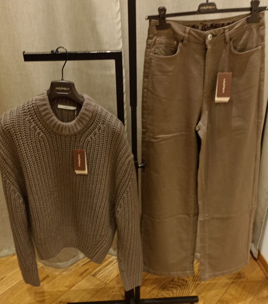 MALIPARMI PULL GRIGIO