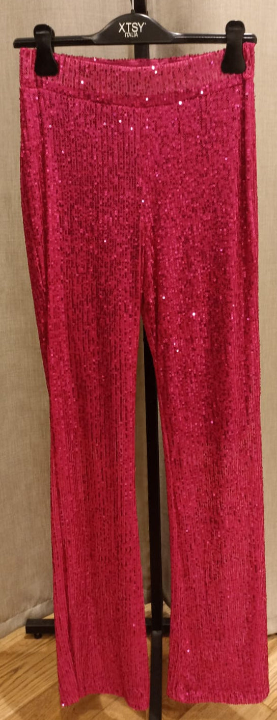 COMPLETO CARDIGAN E PANTAJAZZ ROSSO