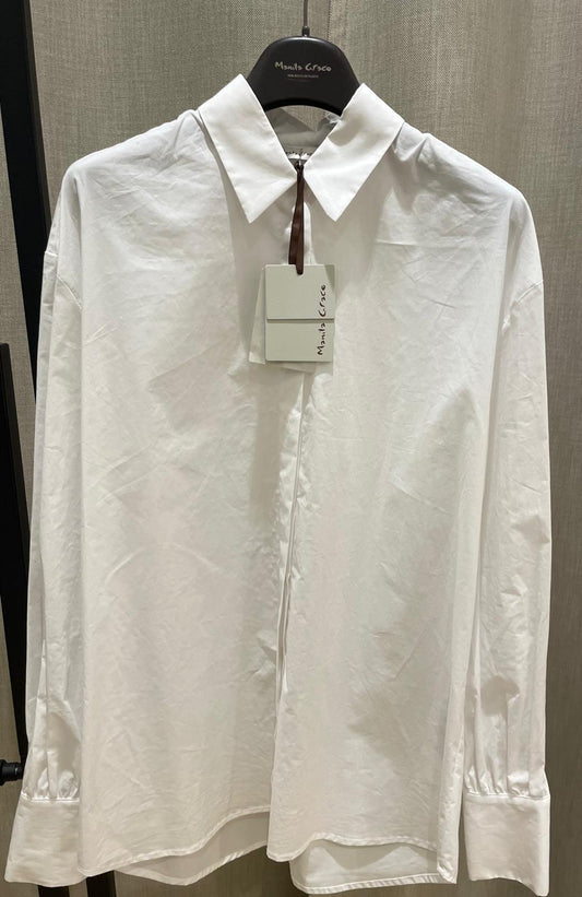 MANILA GRACE CAMICIA OVER BIANCO