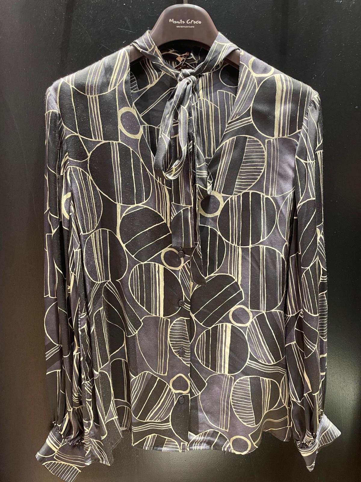 MANILA GRACE BLUSA FANTASIA NERO