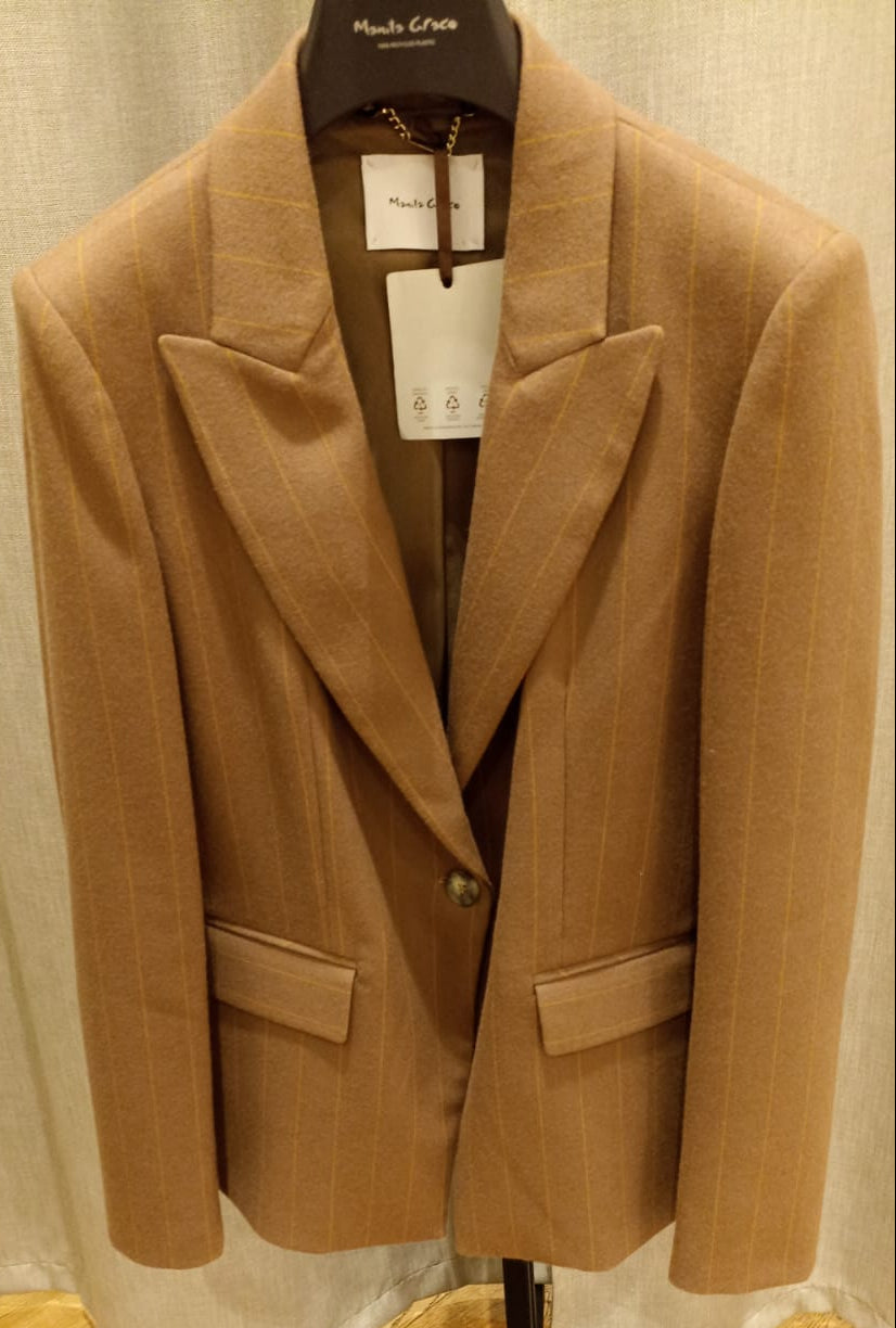 MANILA GRACE GIACCA GESSATA CAMMELLO