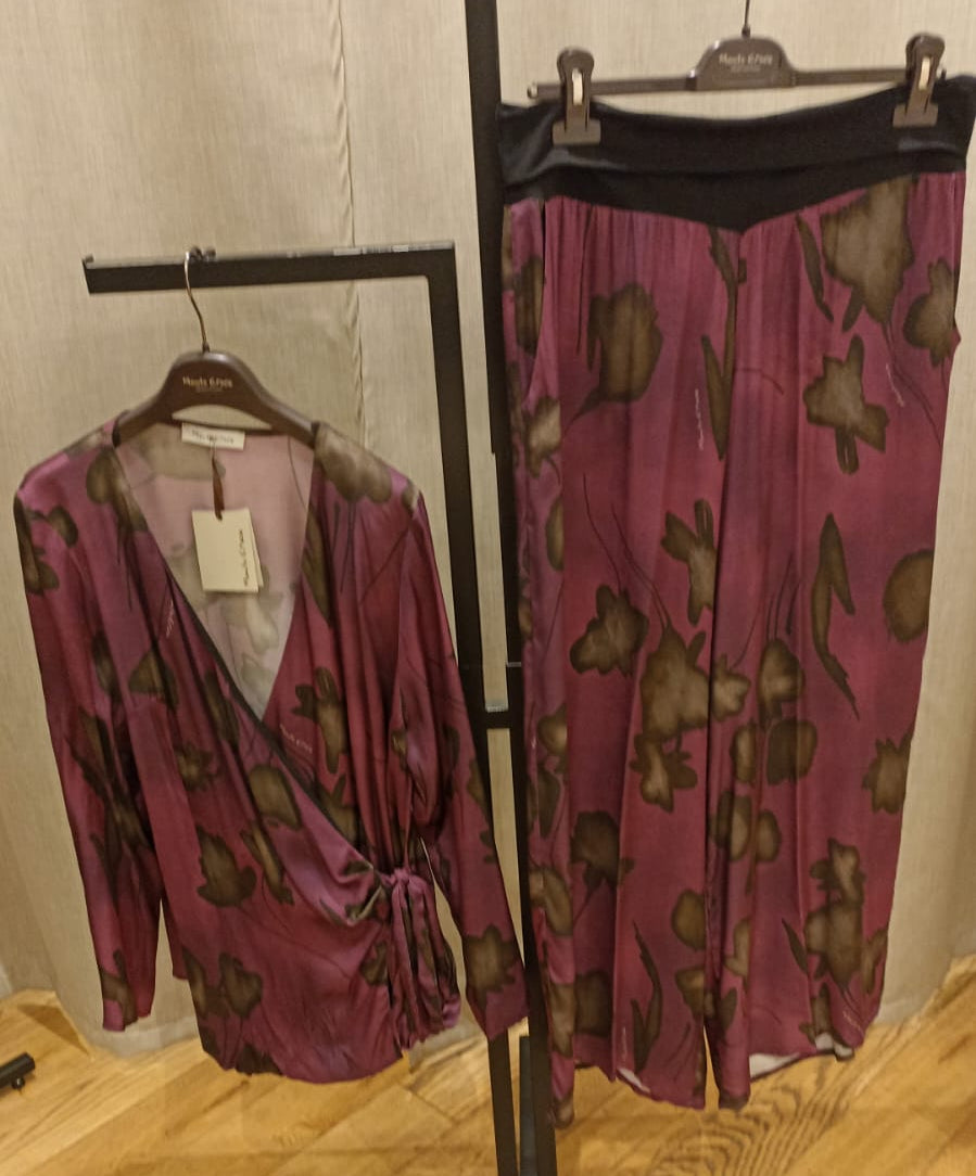 MANILA GRACE PANTALONE FANTASIA FIORI