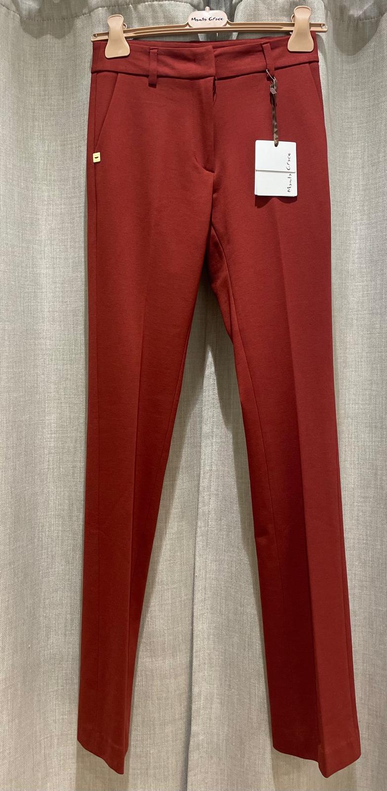 MANILA GRACE PANTALONE BORDEAUX